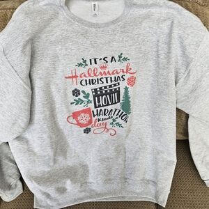 Hallmark Christmas Movie Sweatshirt size XL (fits  like 2X on women)